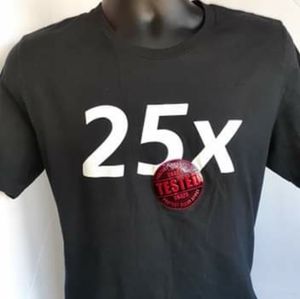 Reebok Men's UFC Gear 25x Logo T-Shirt Size Large